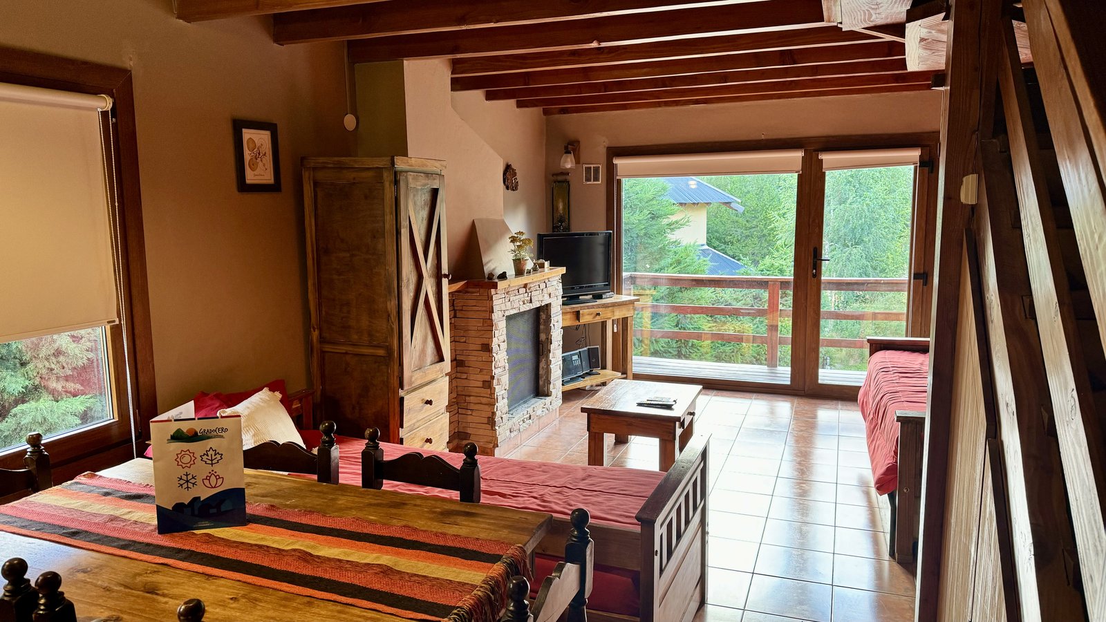 Dpto 73 - living con vista al balcón