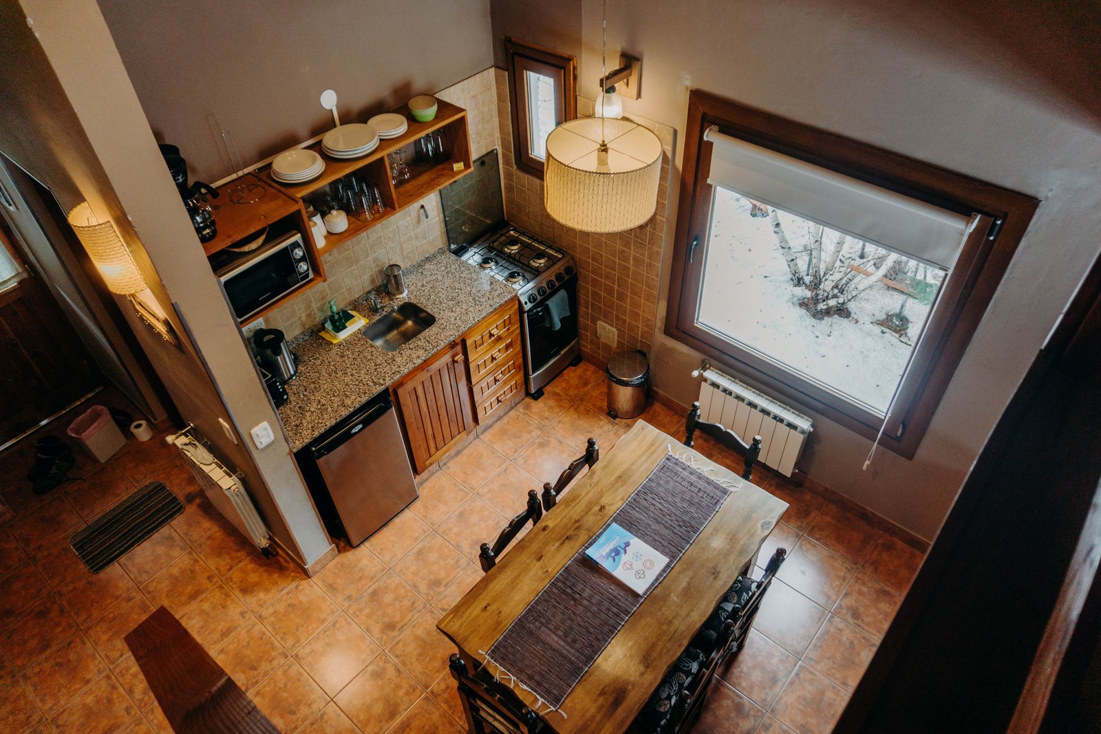 Dpto 73 - vista aérea cocina-comedor